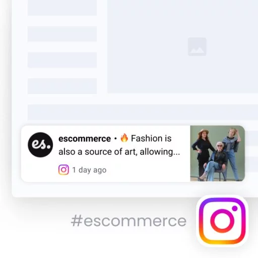 Latest Instagram Hashtags Posts Popup Widget