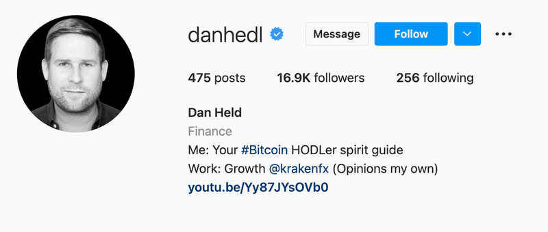 crypto influencer instagram bio ideas